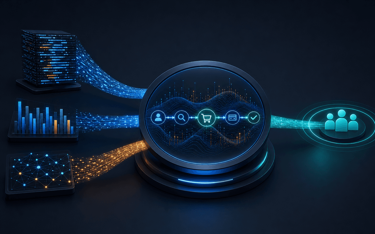 Product health signals converging into a clear observability control surface