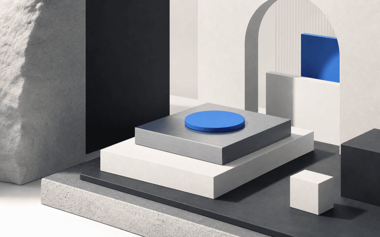 Modular architectural forms representing a focused MVP plan
