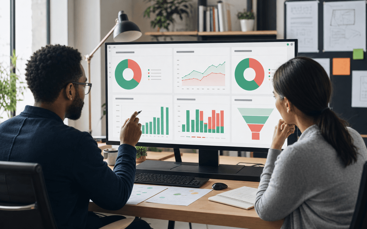 Product metrics dashboard used to evaluate an early software release