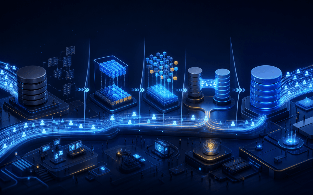 Live SaaS data moving safely from an old schema to a new schema without interruption